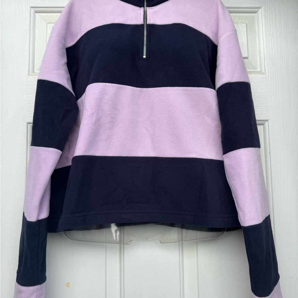Colorblock Quarter-Zip Pullover - Picture 2 of 3